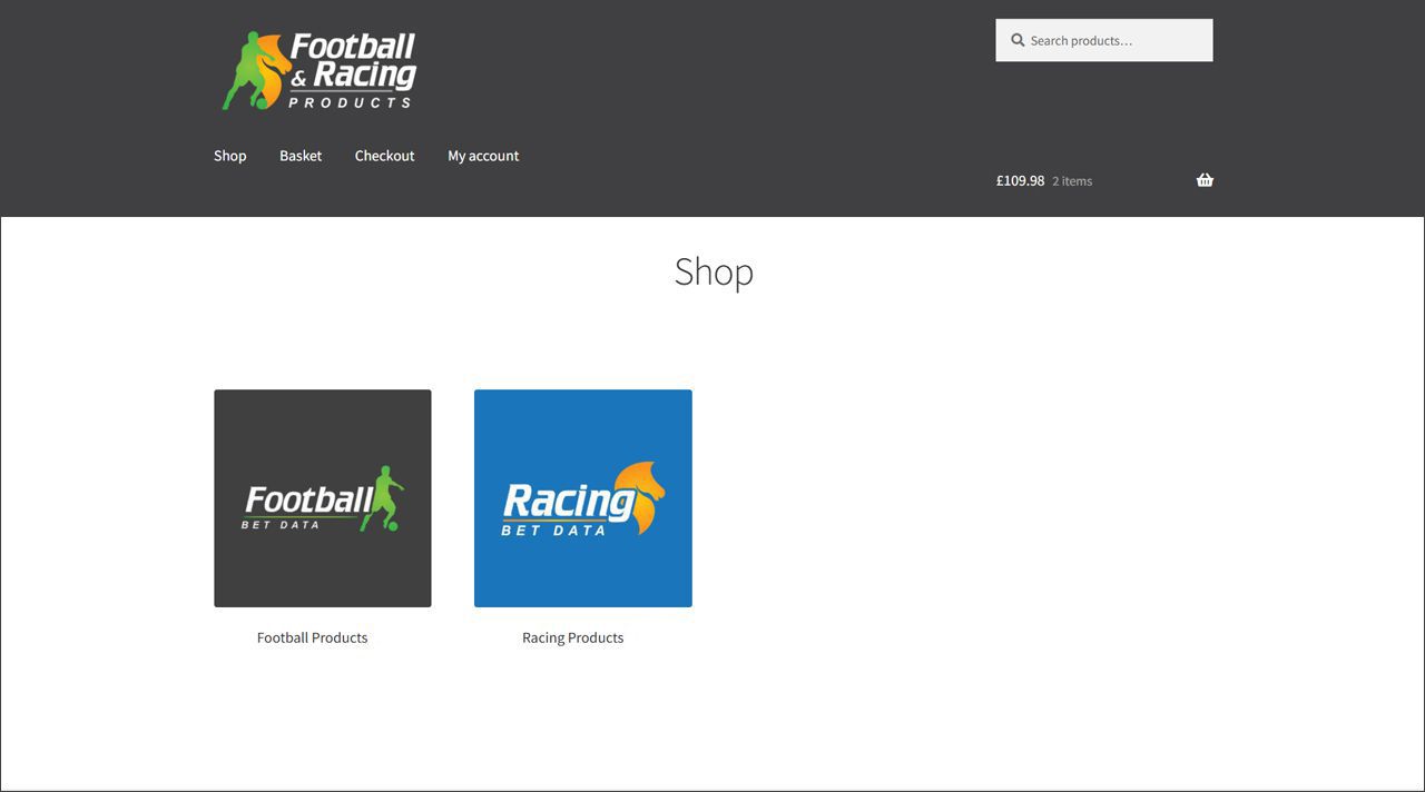 Football Bet Data Analysis Tools Shop Screenshot